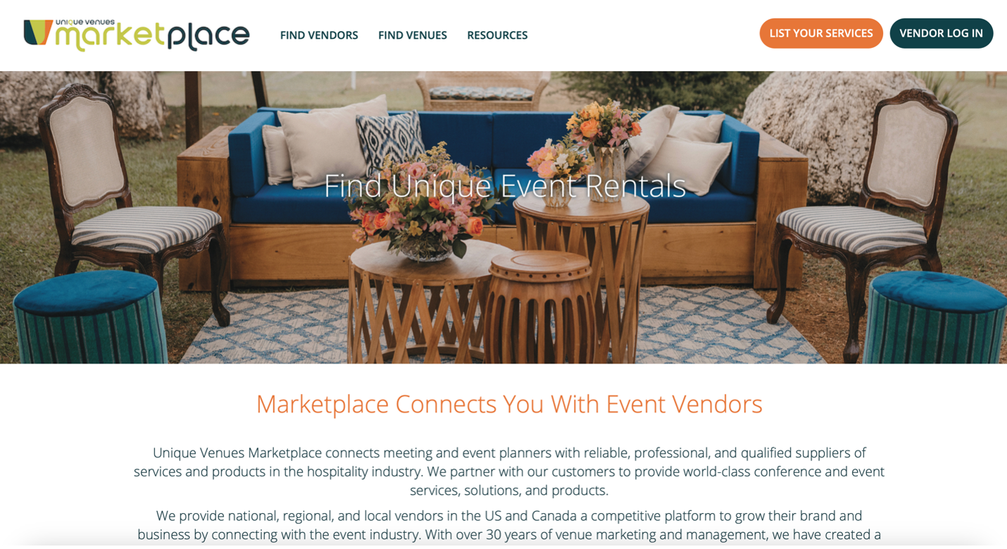 How to Use Unique Venues Marketplace