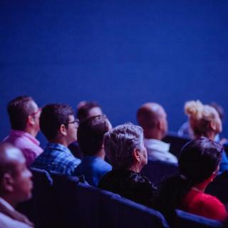 Audience of a corporate event